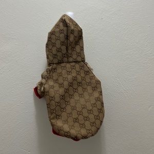 Dolce Luxury Dog Jacket With Hood
Brown